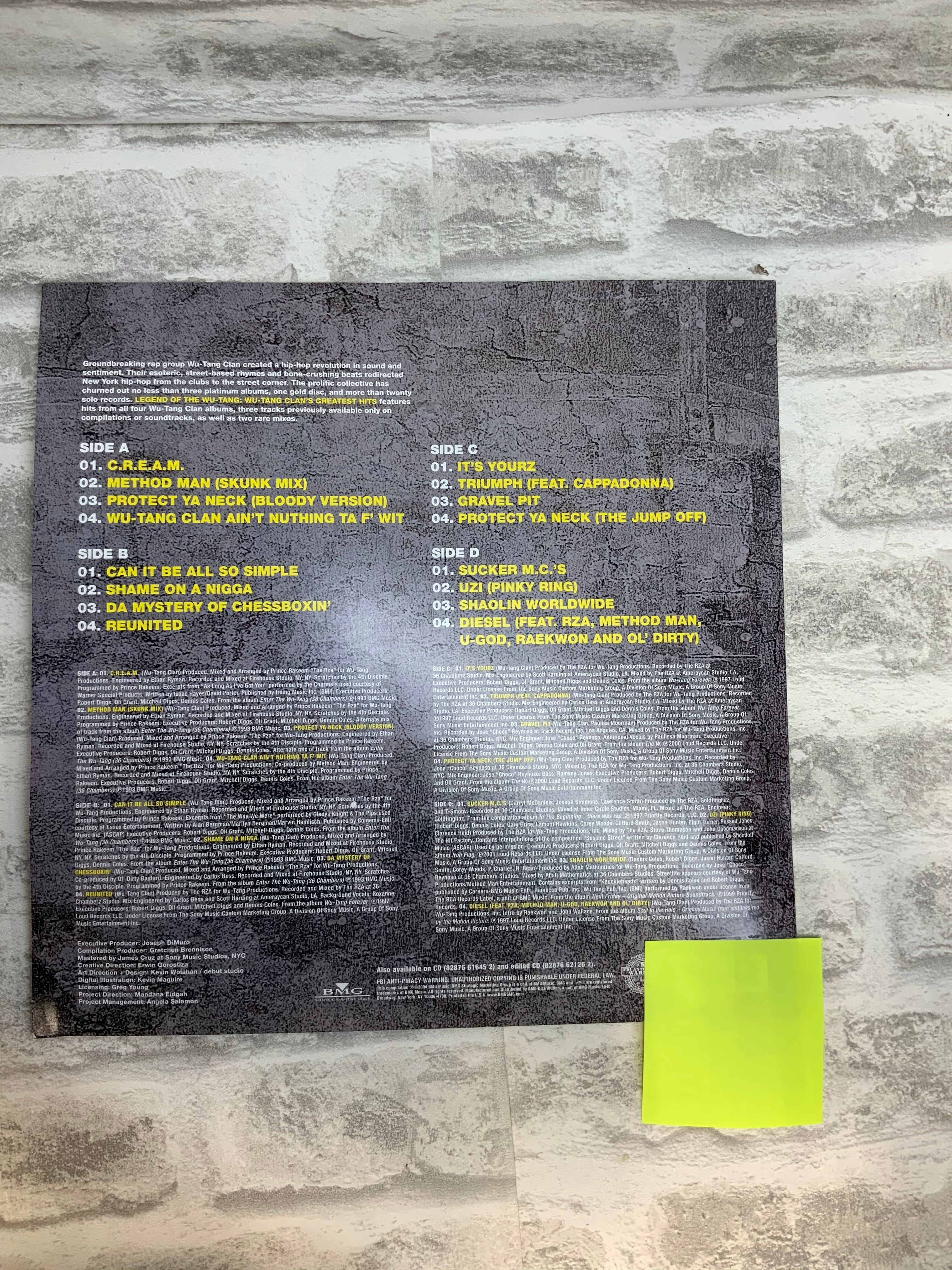 Legend of the Wu-Tang Clan: Wu-Tang Clan's Greatest Hits (7515093500142)